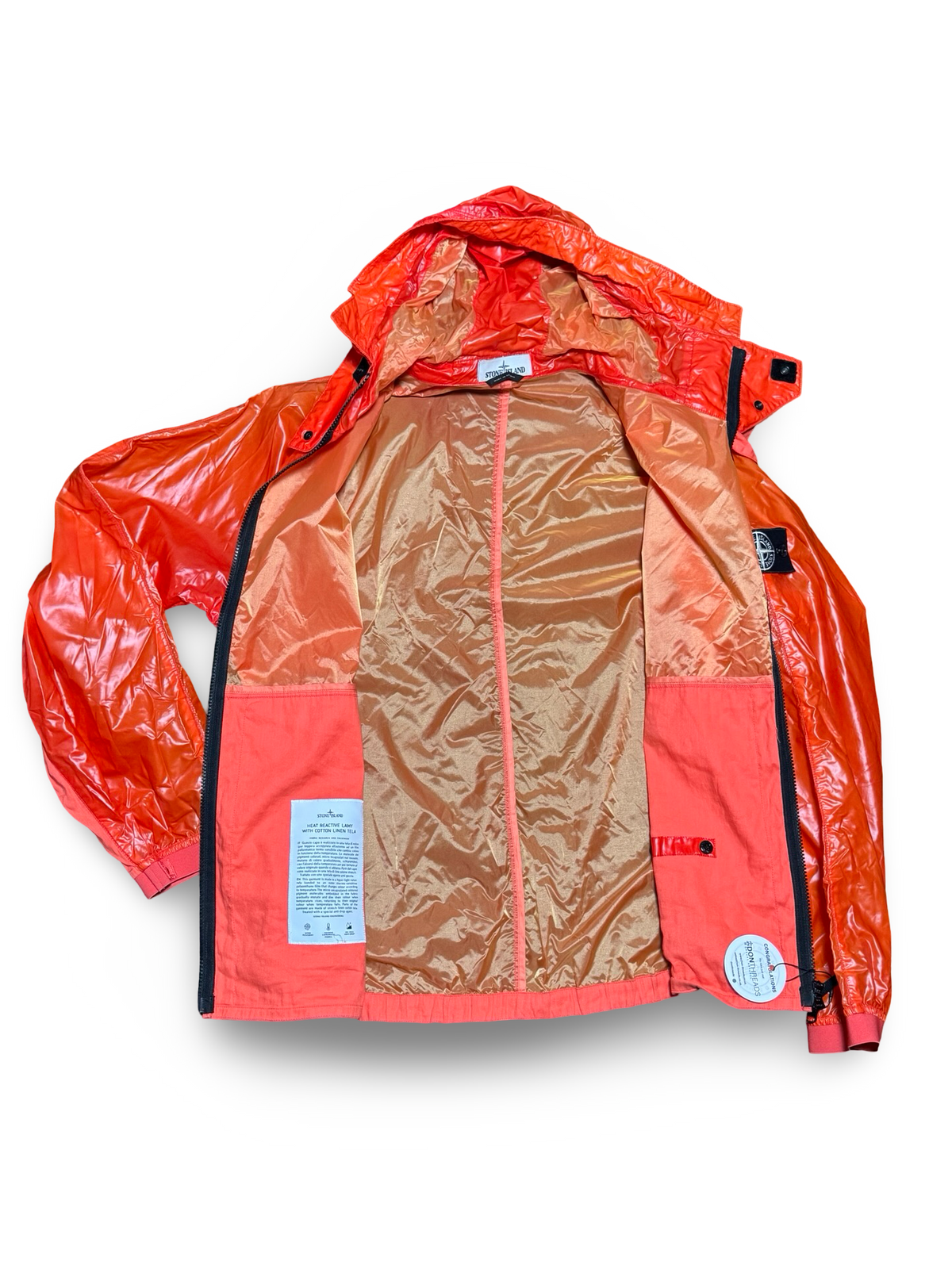 Stone Island Heat Reactive Lamy With Cotton Linen Tela