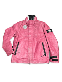 Stone Island Ice Jacket In Dyneema Bonded Leather