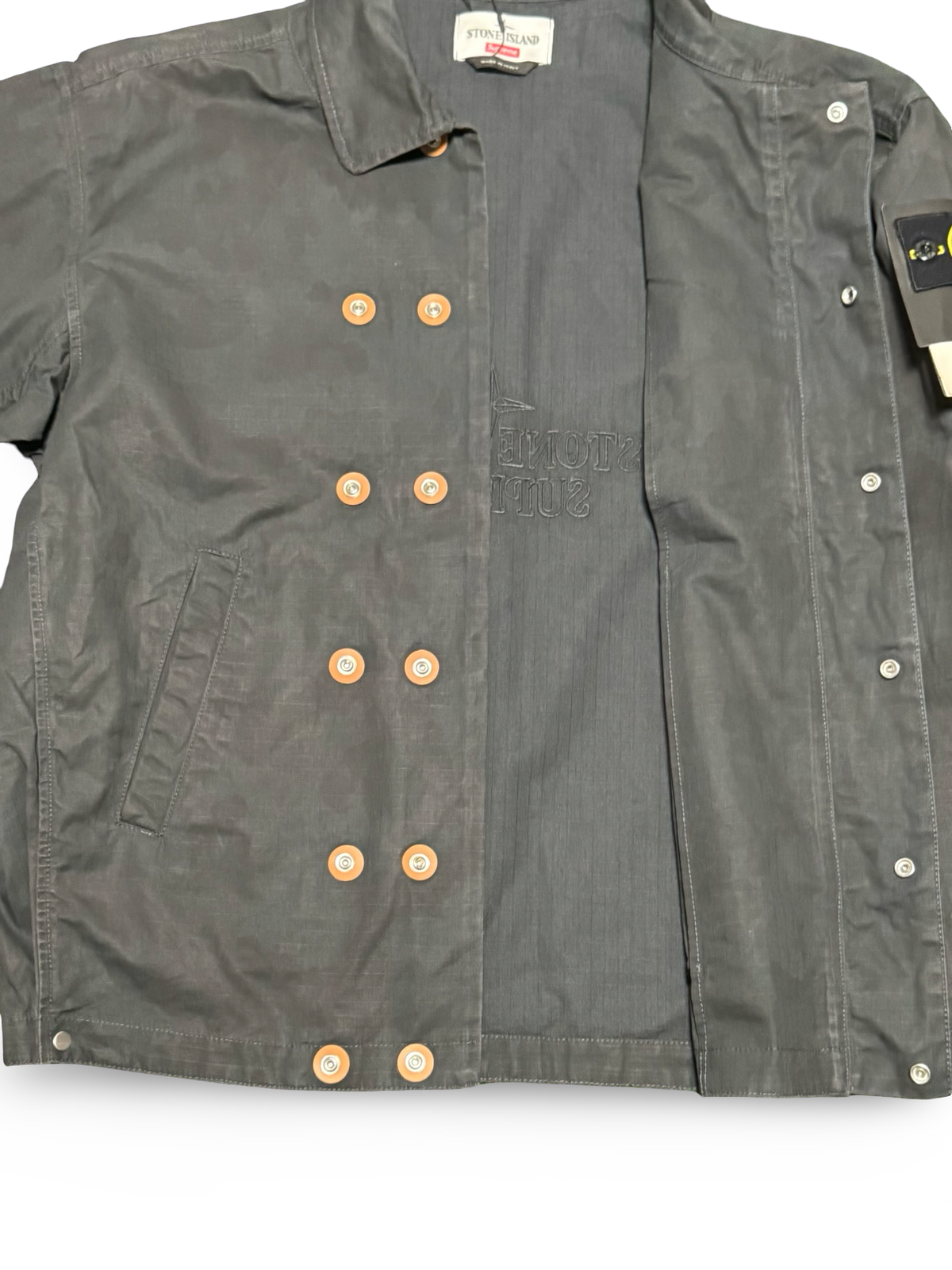 Stone Island x Supreme Cotton Ripstop Ice Jacket Camoflage