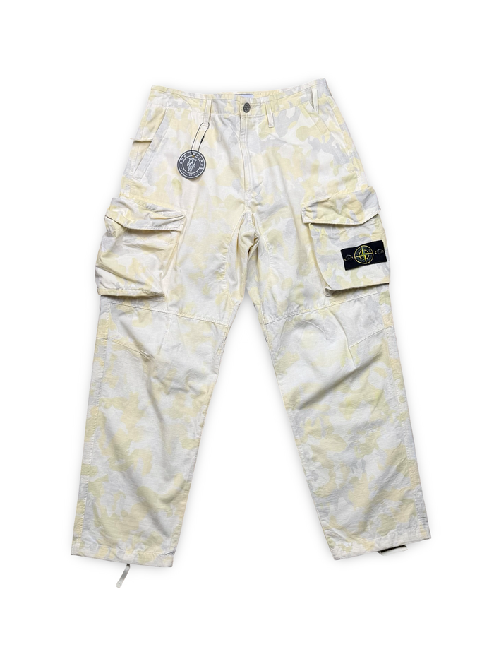 Stone Island x Supreme Cotton Ripstop Ice Camouflage Cargo Trousers