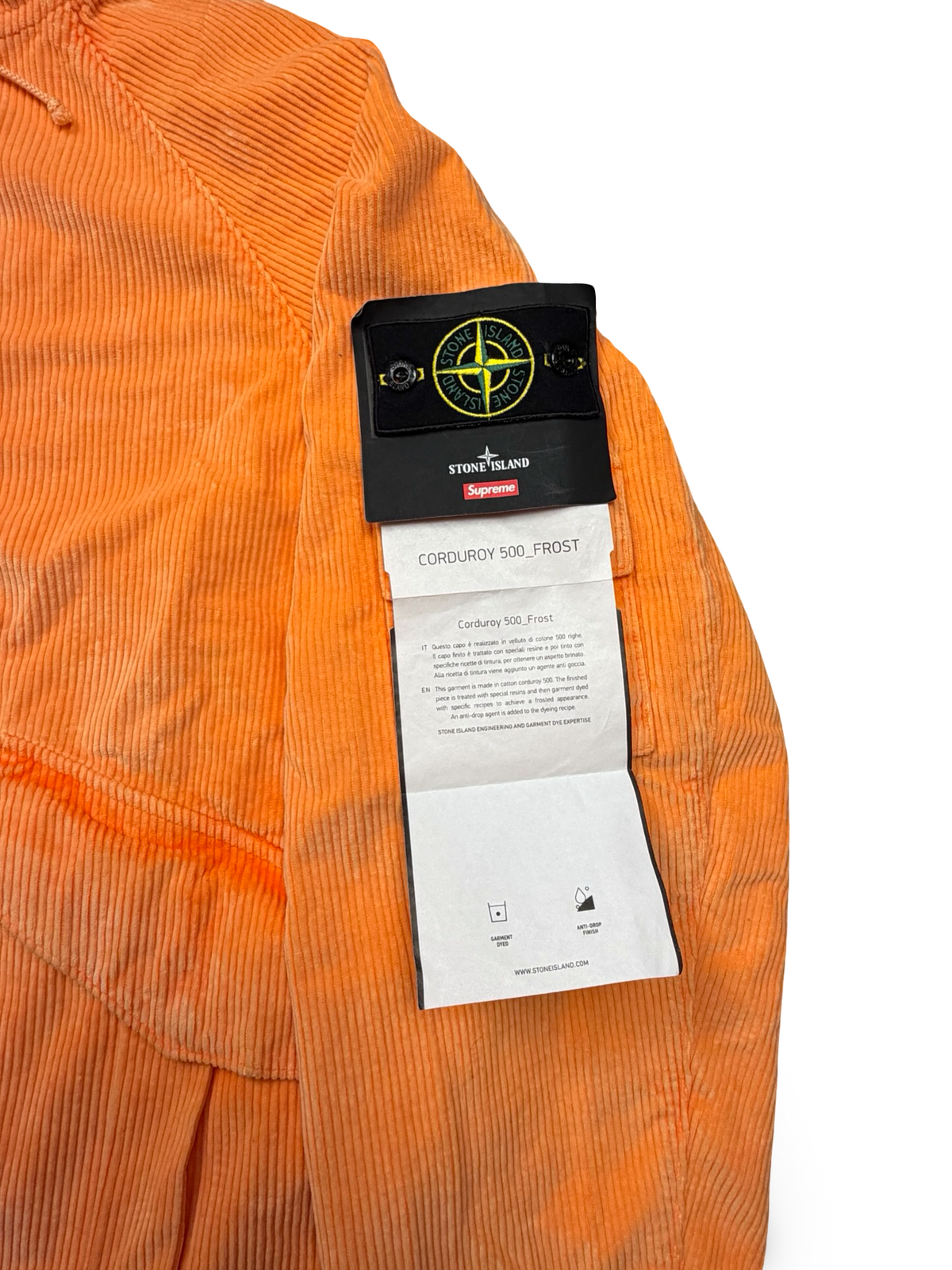 Stone Island x Supreme Corduroy 500_Frost