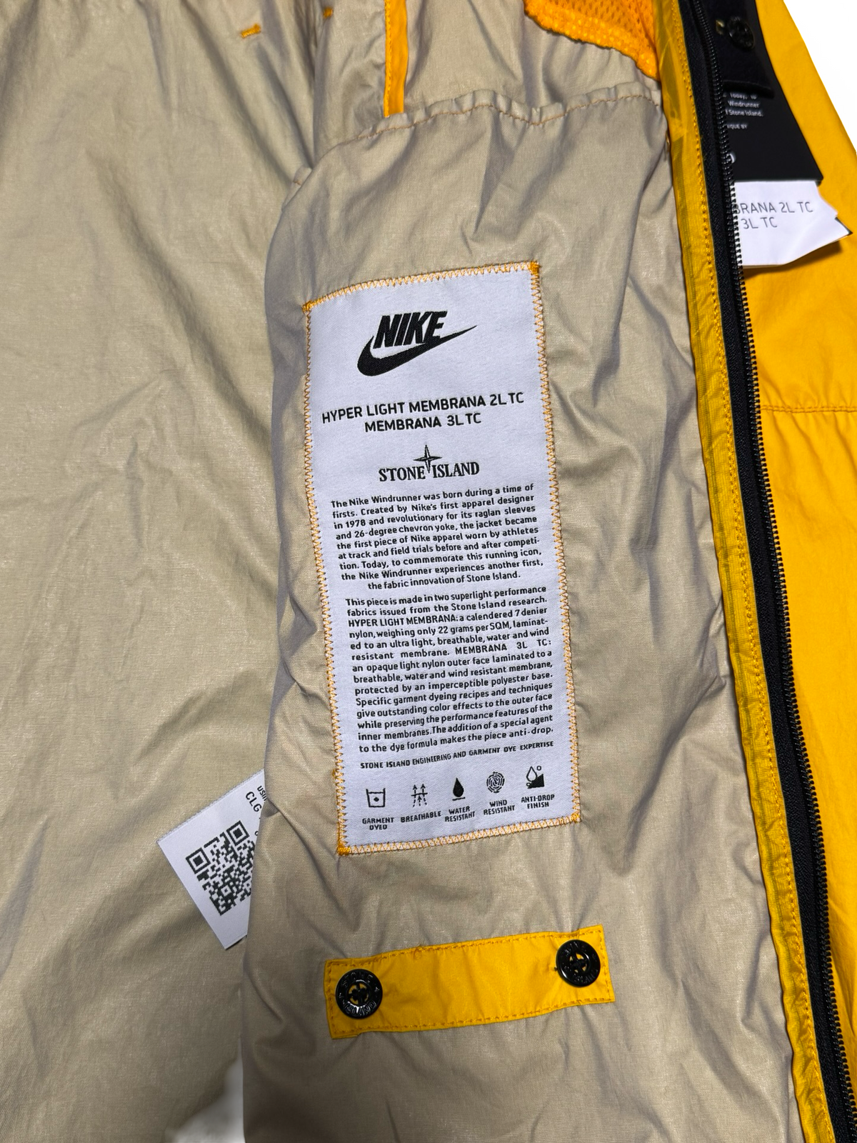 Stone Island x Nike Hyper Light Membrana 2L TC Membrana 3L TC