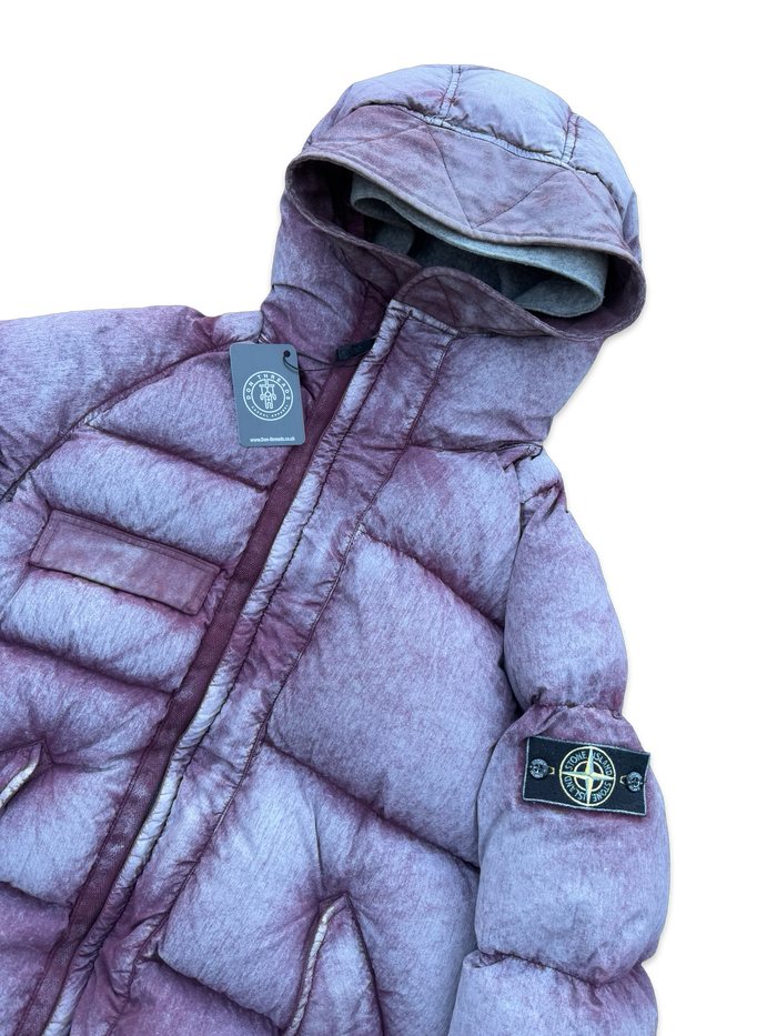 Stone Island Tela Nylon Down With Dust Colour Frost Finish