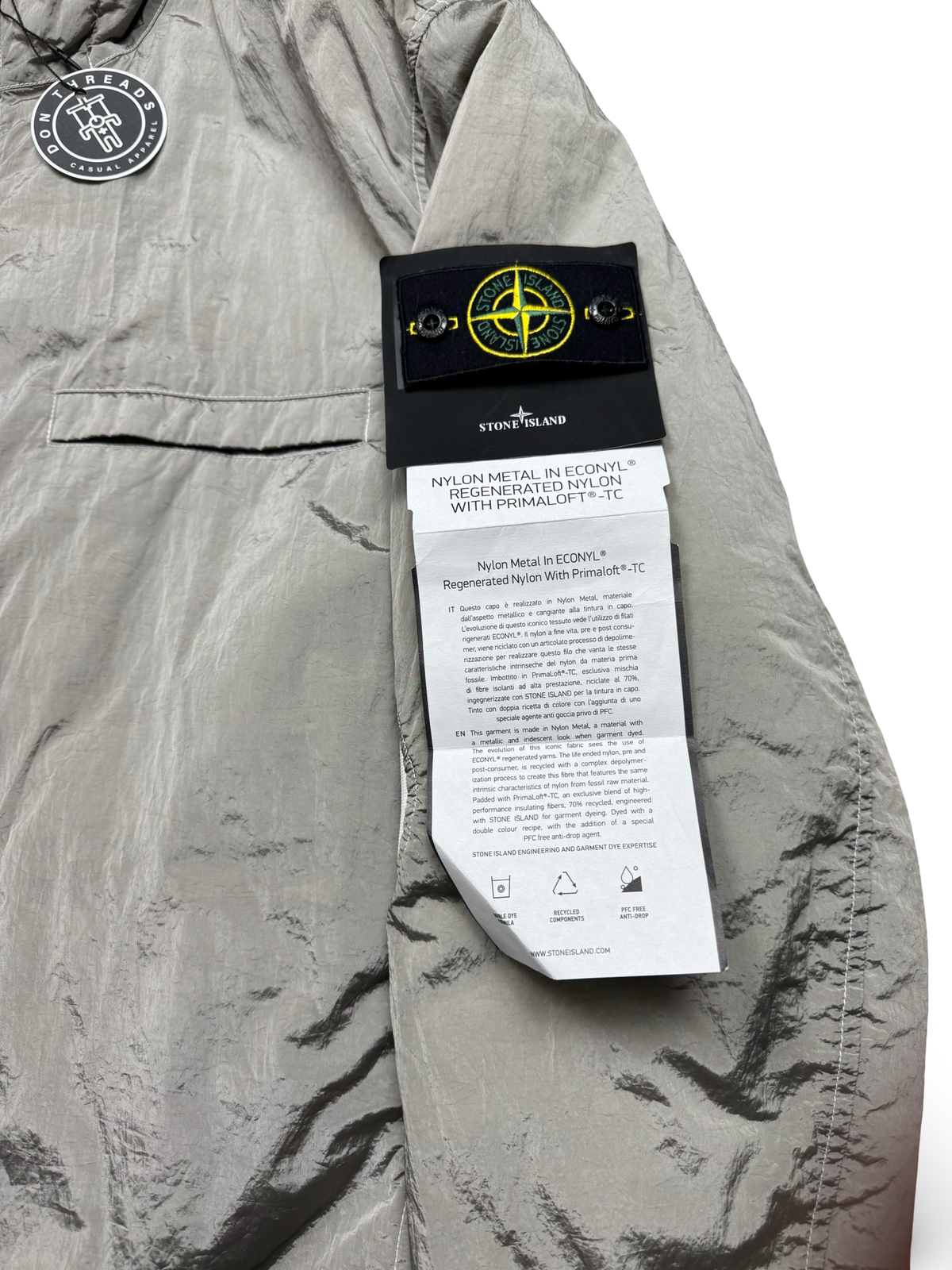 Stone Island Nylon Metal In Econyl Regenerated Nylon With Primaloft-TC