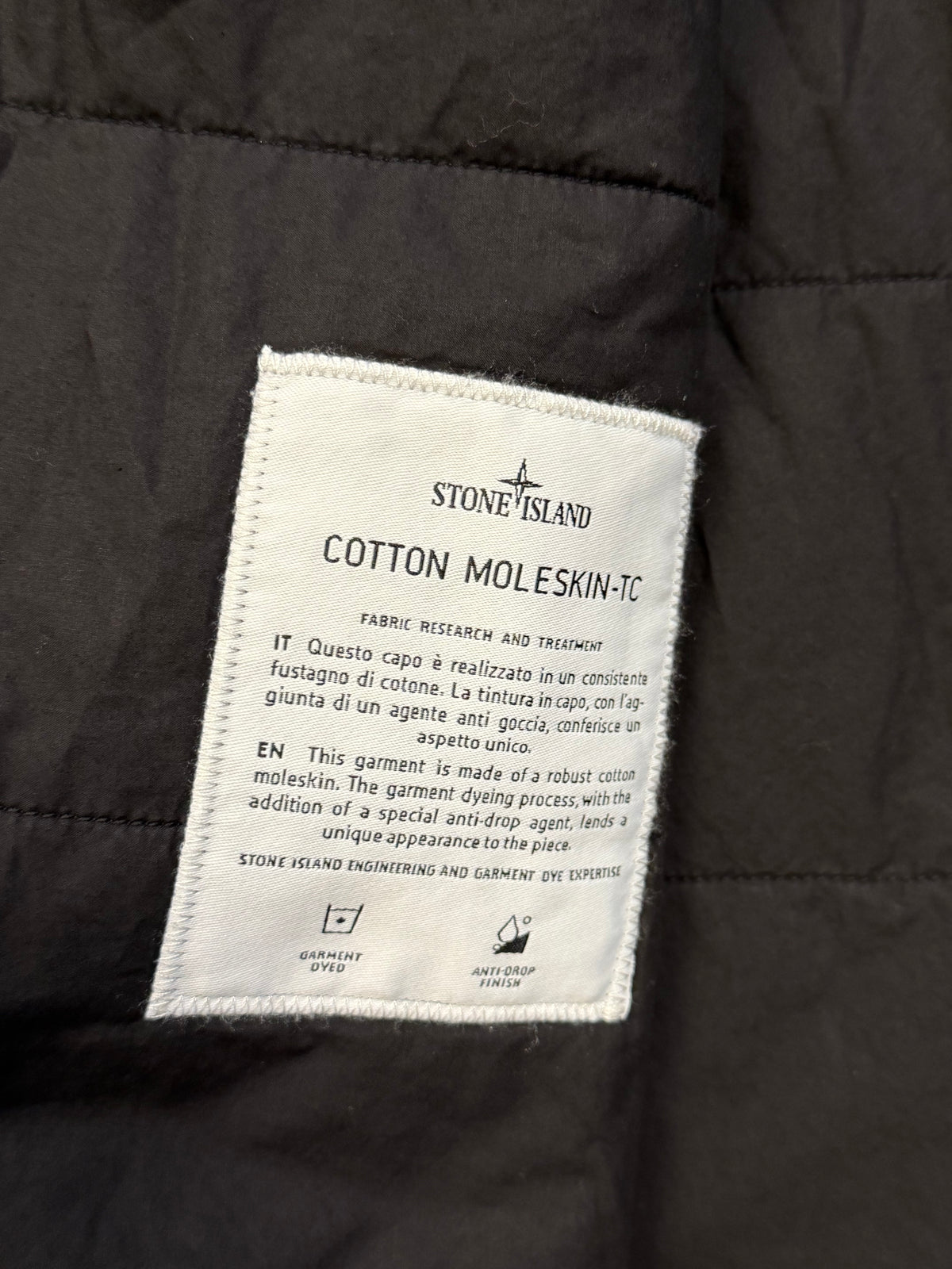 Stone Island Cotton Moleskin-TC