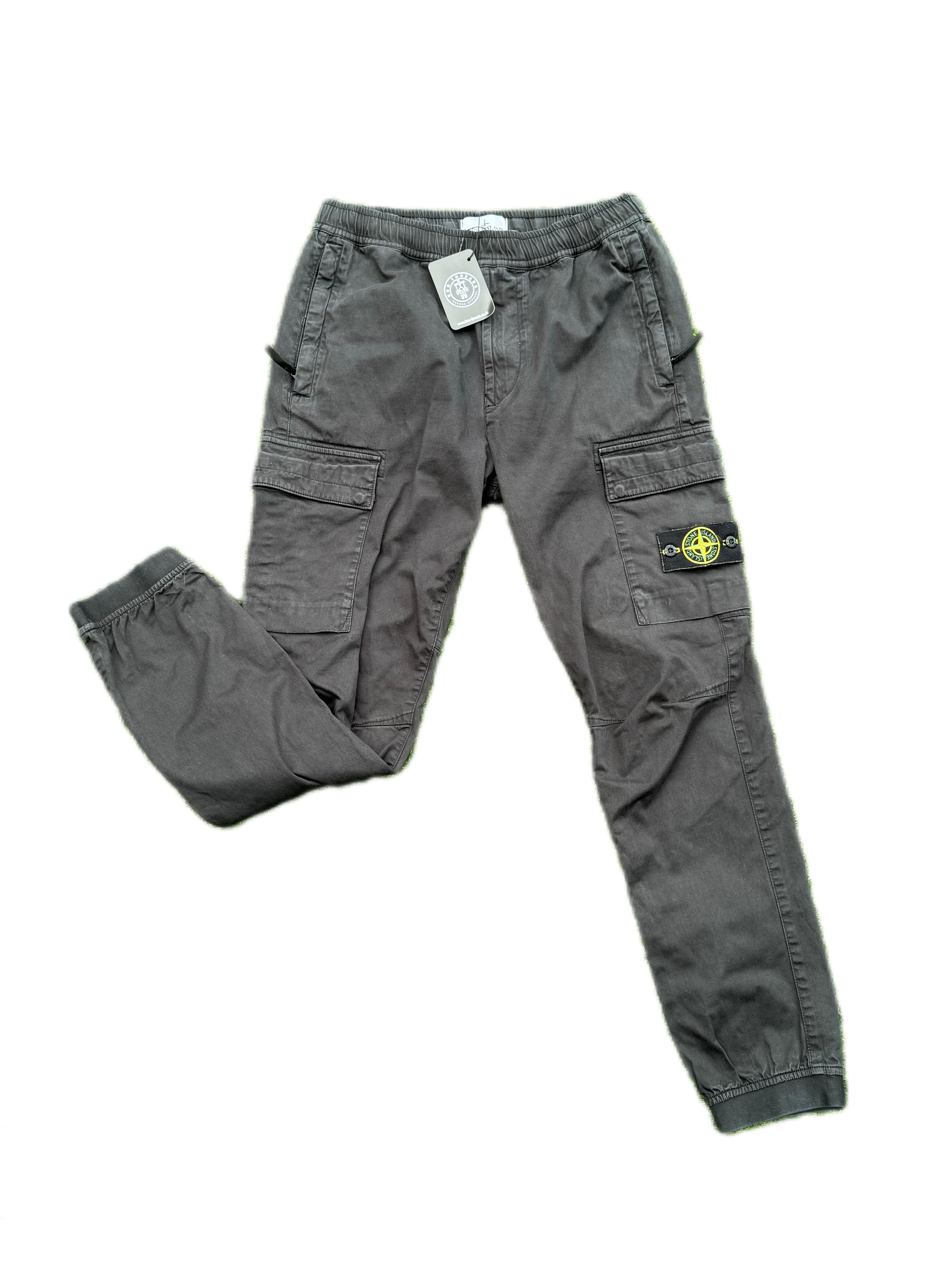 【STONE 】CARGO PANTS 29 Stone Island SK Green 2022 Cargo Trousers - 29