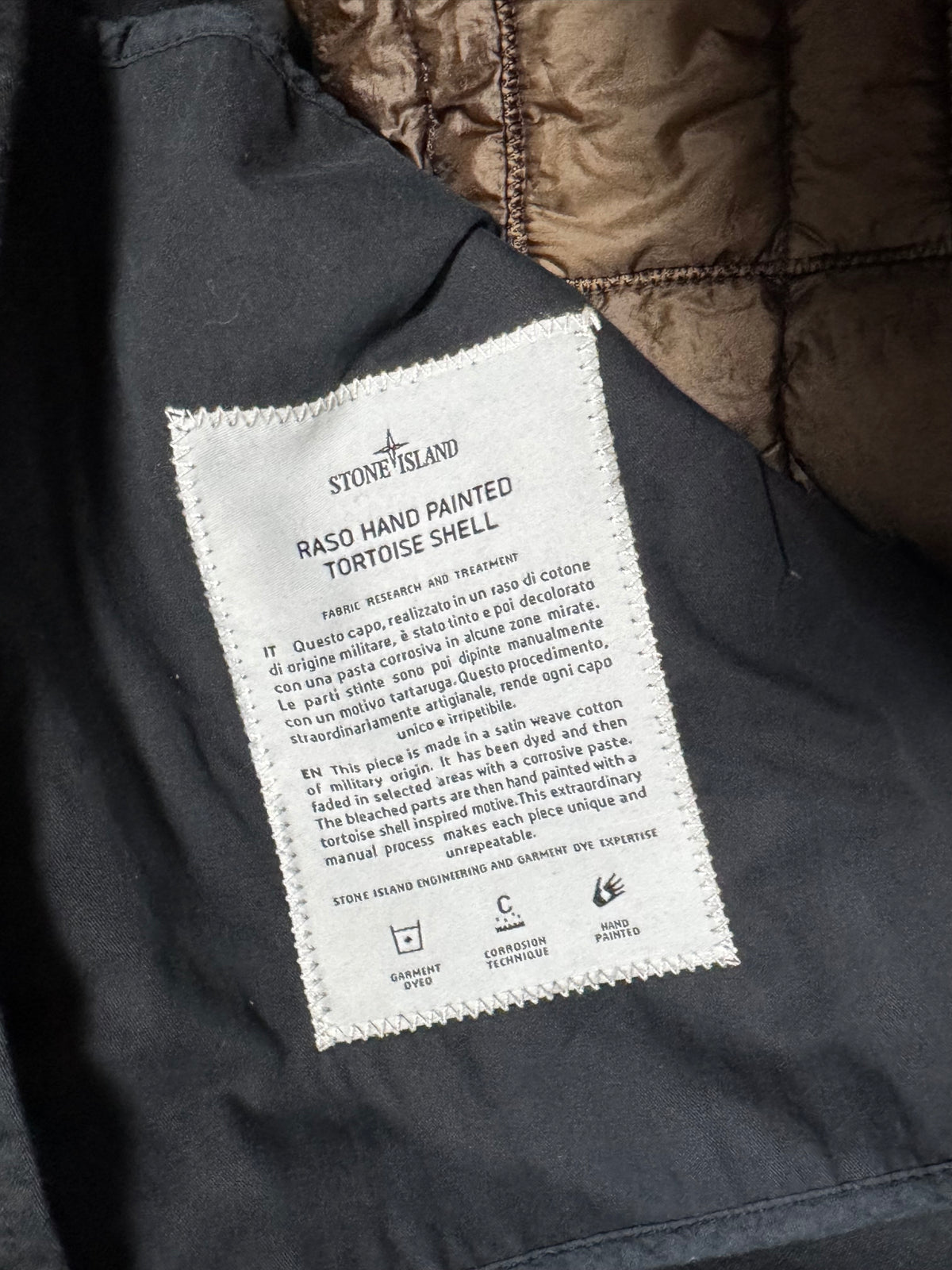 Stone Island Raso Hand Painted Tortoise Shell