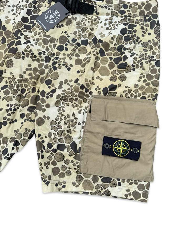 Stone Island Alligator Camo Shorts
