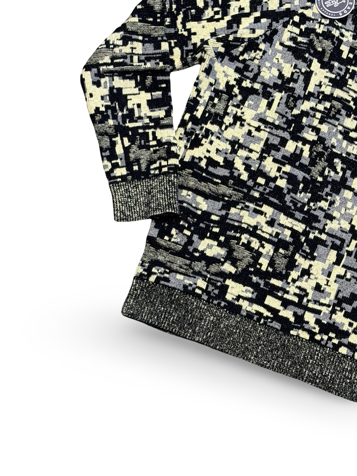 Stone Island Pixel Camo Crewneck Knit