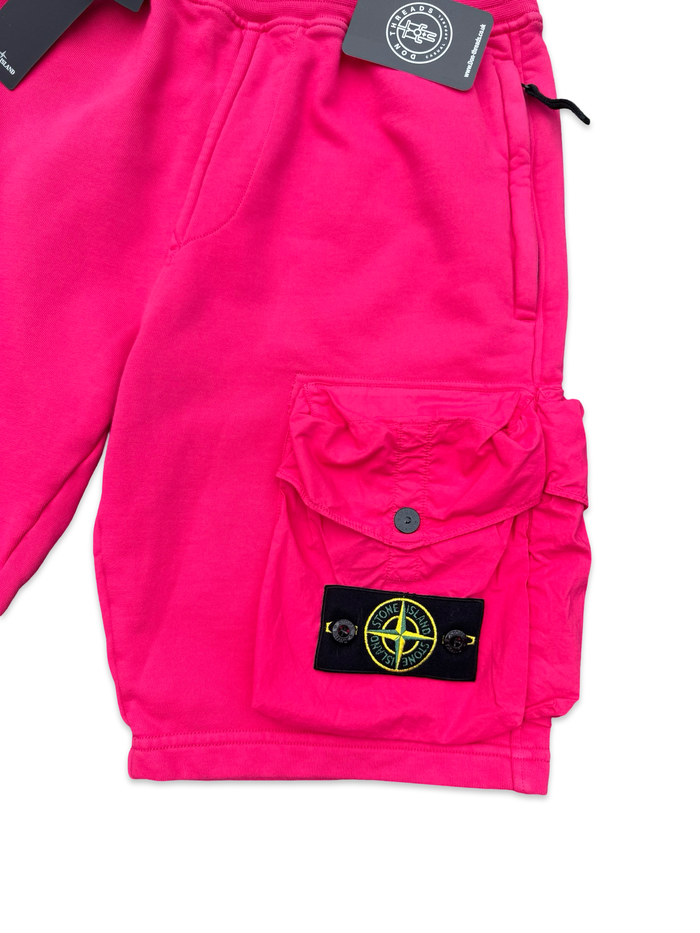 Stone Island Fleece Cargo Shorts