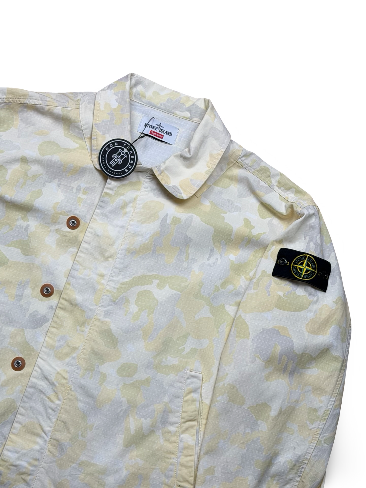 Stone Island x Supreme Cotton Ripstop Ice Jacket Camouflage