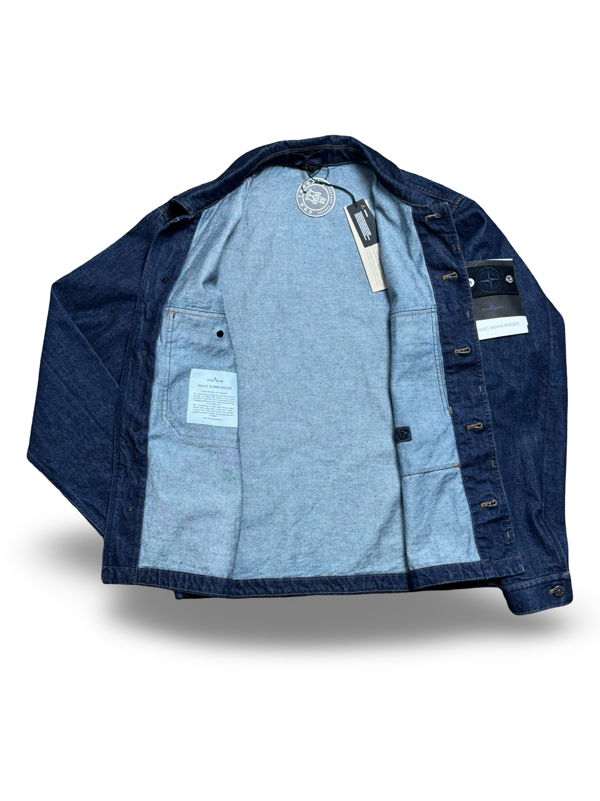 Stone Island Indigo Denim-Rinsed