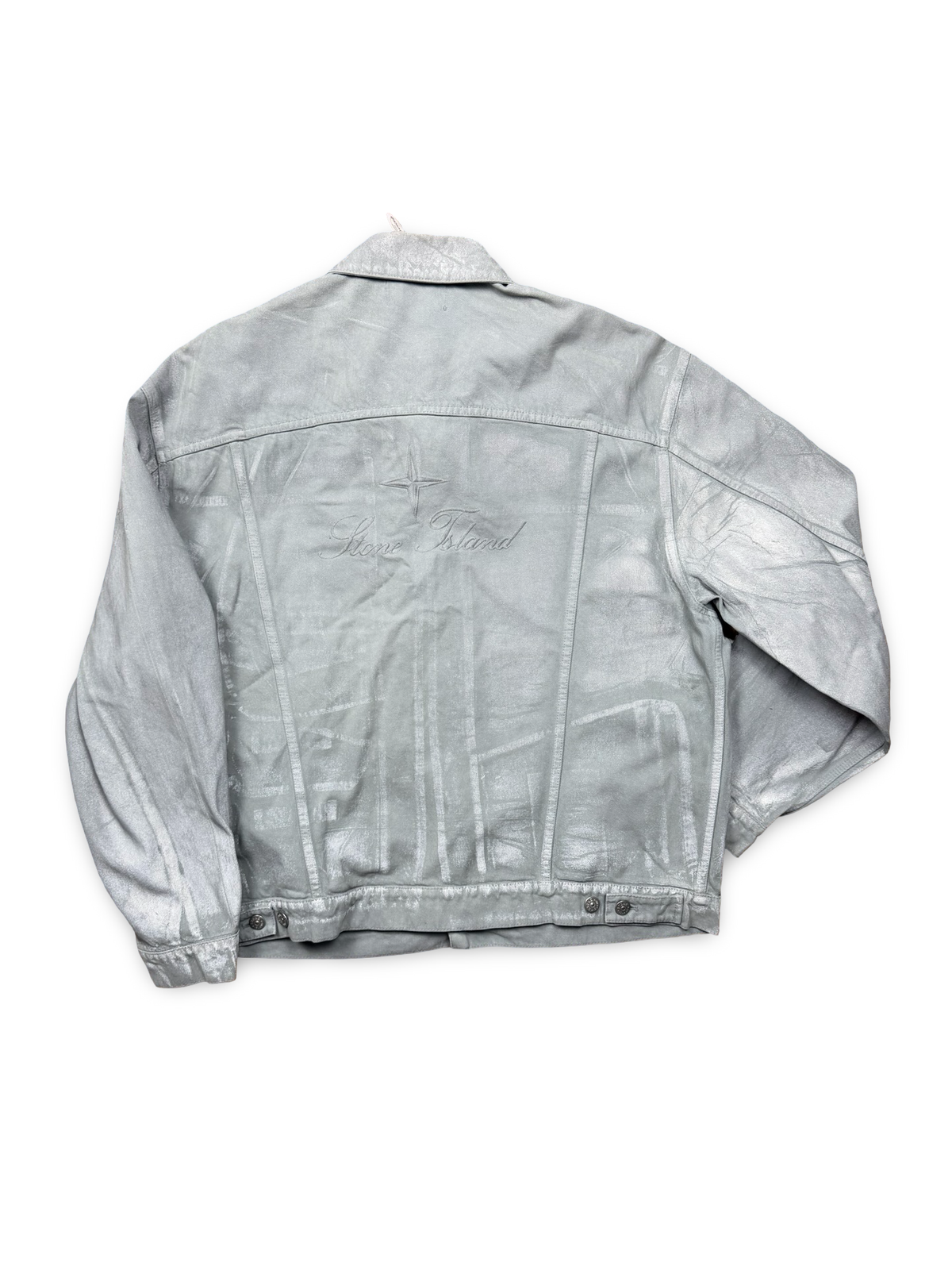 Stone Island | Supreme Reflective Bull Denim-TC