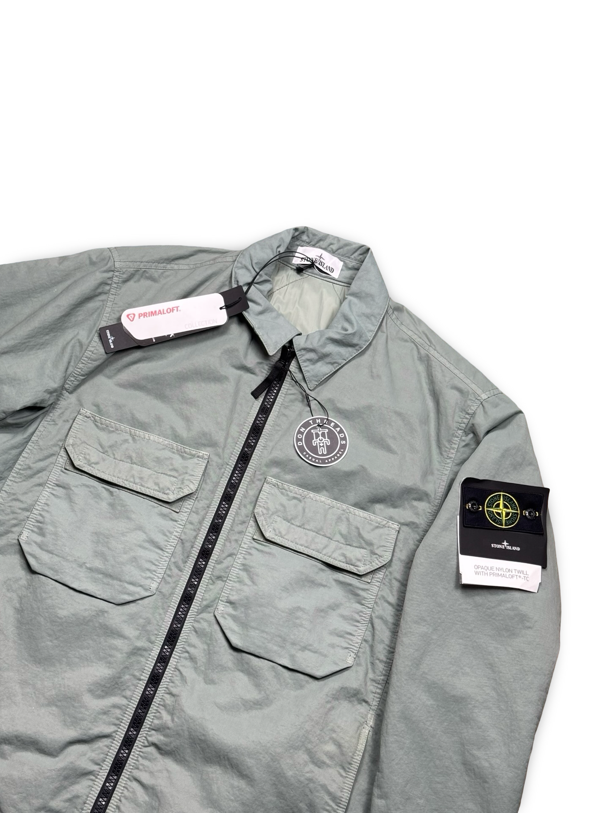 Stone Island Opaque Nylon Twill With Primaloft-TC