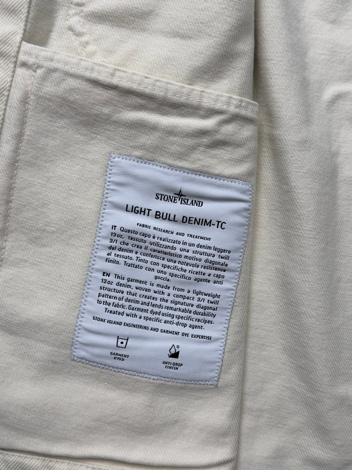 Stone Island Light Bull Denim-TC