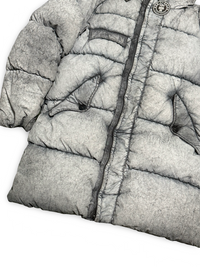 Stone Island Tela Nylon Down With Dust Colour Frost Finish With Hood Liner