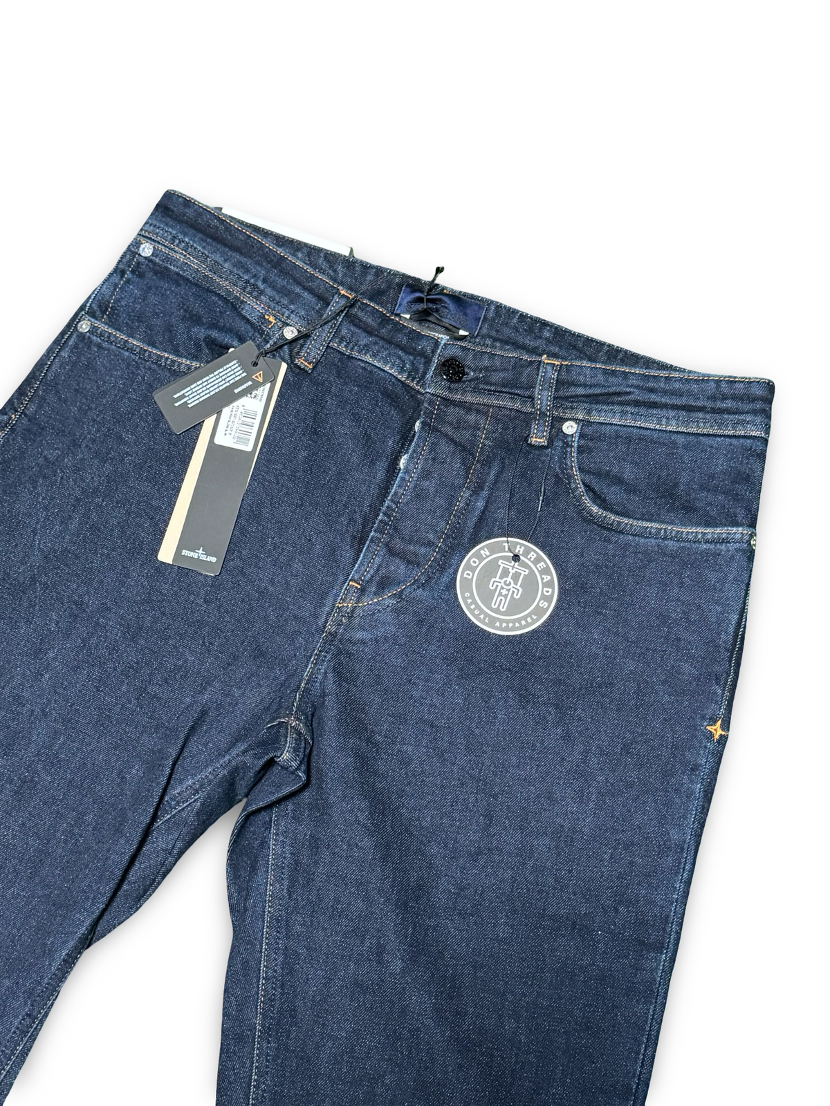 Stone Island Stretch Indigo Denim - Rinsed Jeans Type Slim