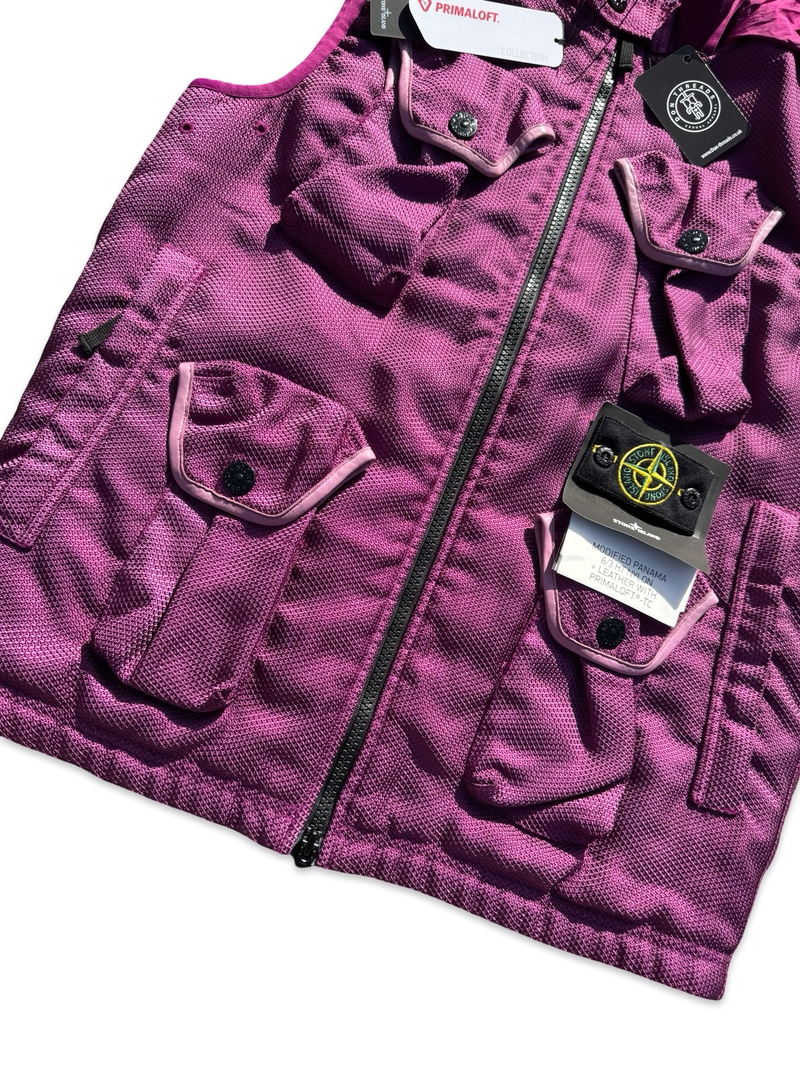 Stone Island Modified Panama 6/3 HT Nylon+Leather With Primaloft-TC