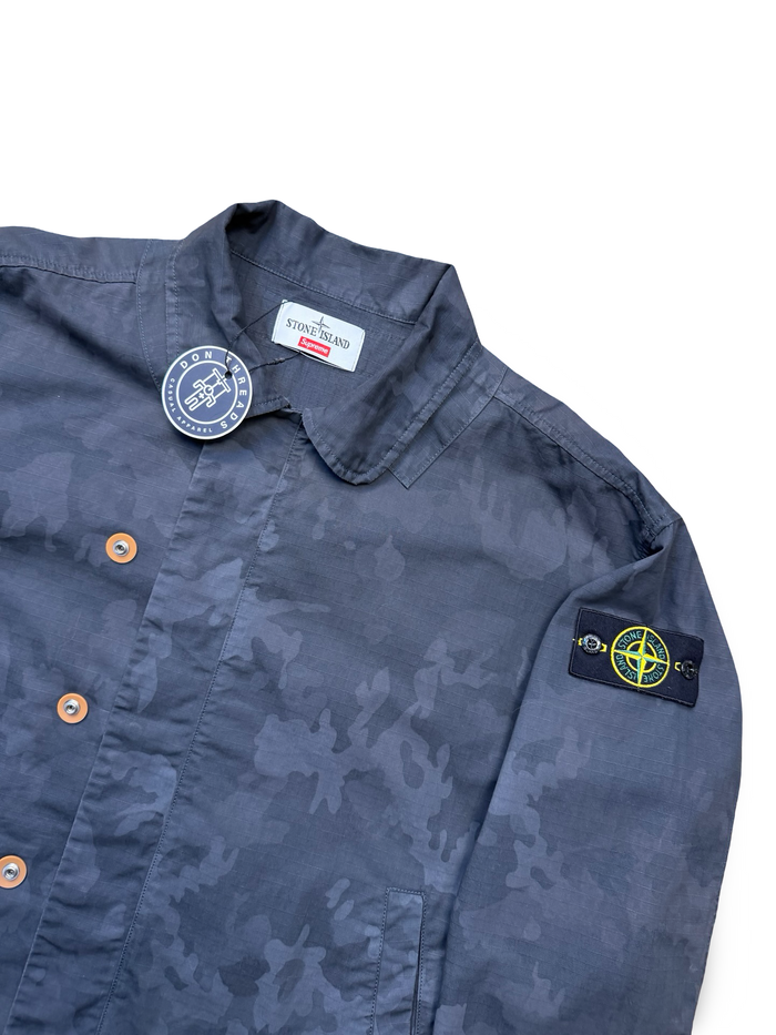 Stone Island x Supreme Cotton Ripstop Ice Jacket Camouflage
