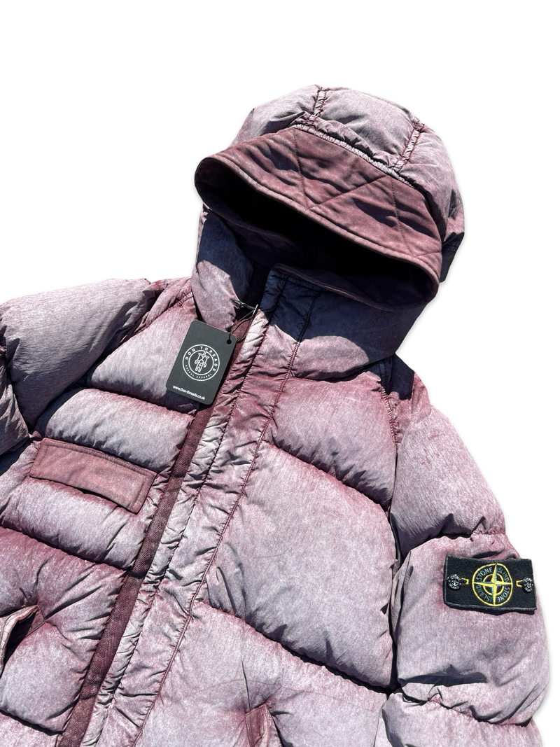 Stone Island Tela Nylon Down With Dust Colour Frost Finish