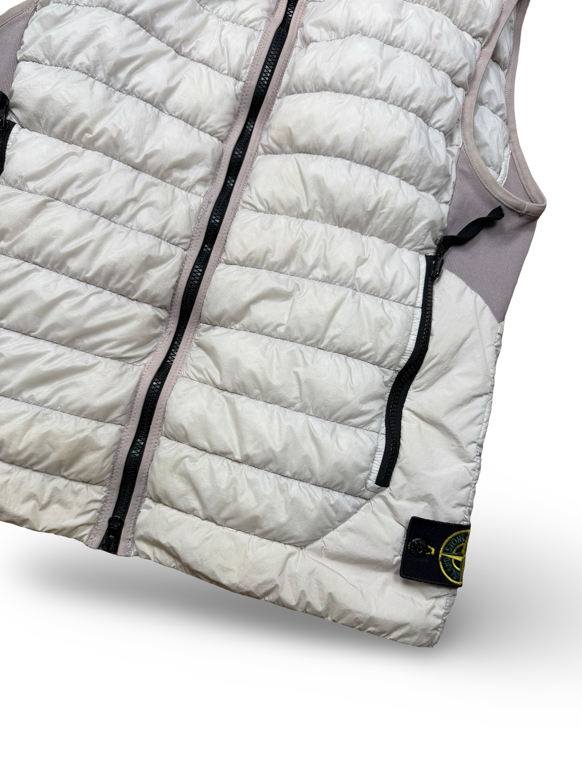 Stone Island Garment Dyed Micro Yarn Down Gilet