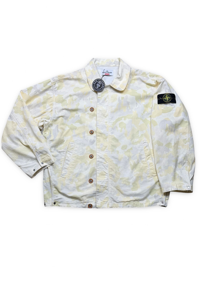 Stone Island x Supreme Cotton Ripstop Ice Jacket Camouflage