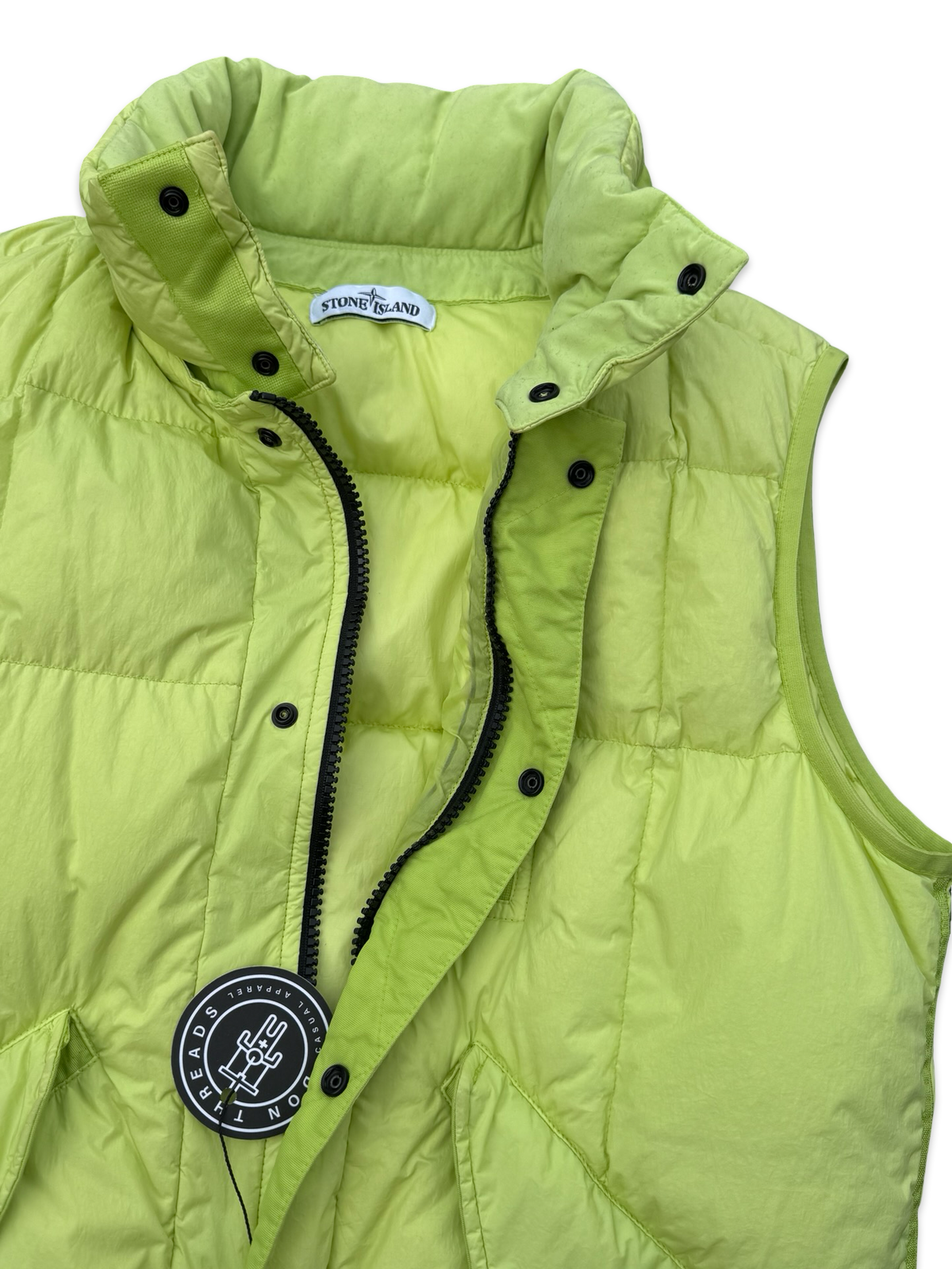 Stone Island Garment Dyed Crinkle Reps NY Down Gilet