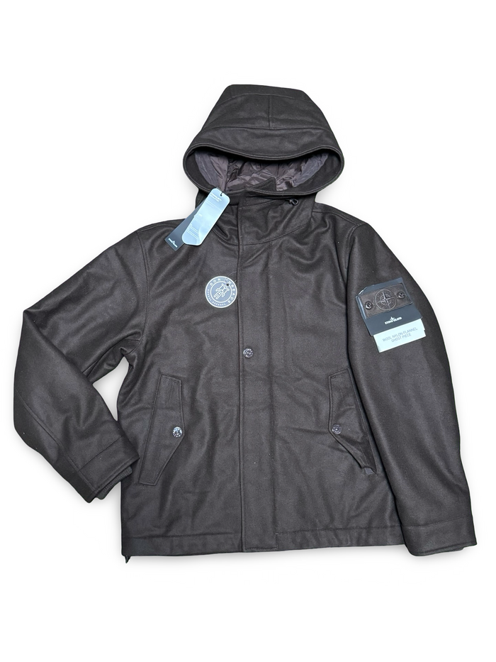 Stone Island Wool Nylon Flannel Ghost Piece
