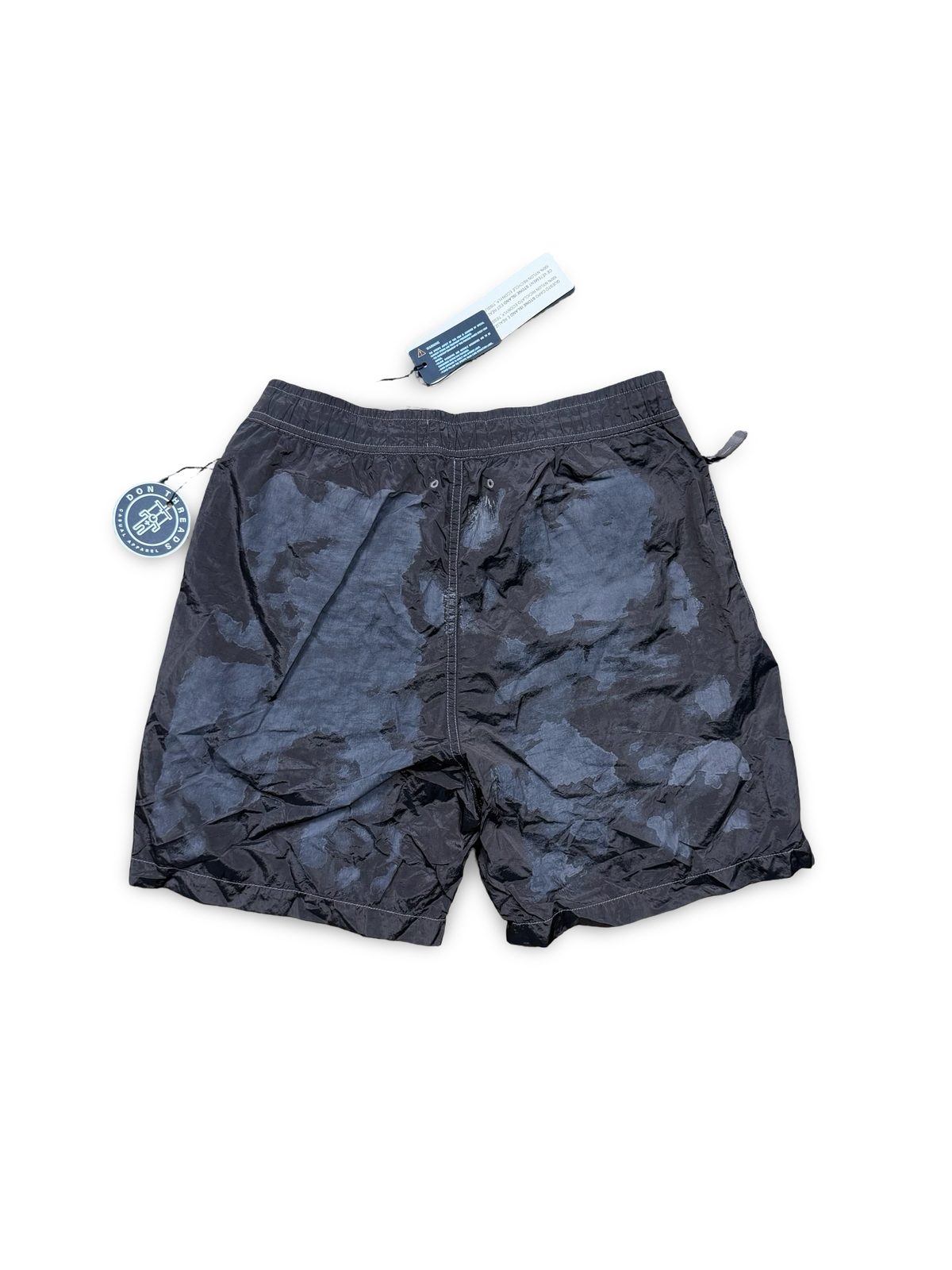 Stone Island Hand Printed Camouflage Nylon Metal Shorts