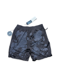 Stone Island Hand Printed Camouflage Nylon Metal Shorts