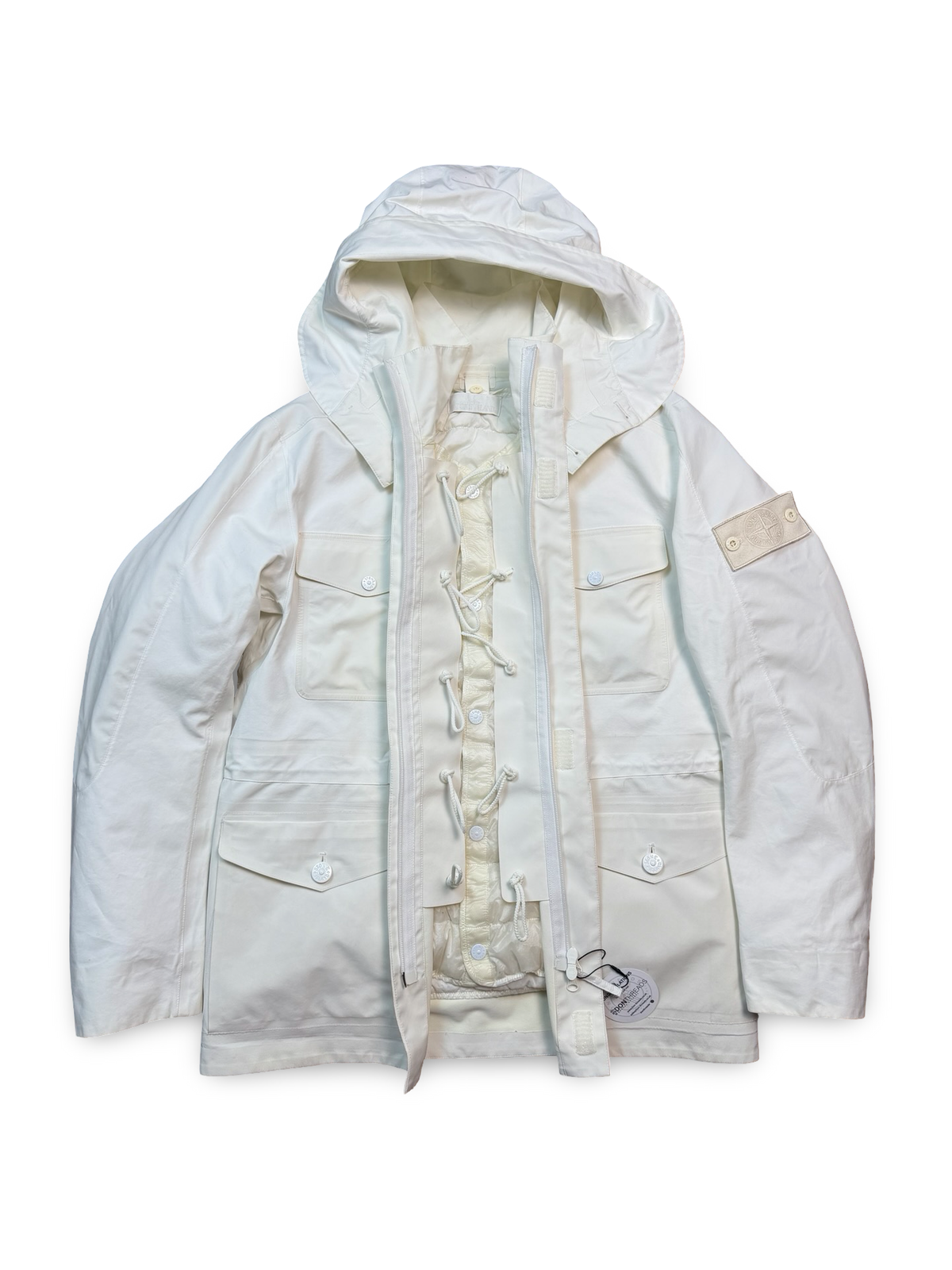 Stone Island Tank Shield Ghost Piece Featuring Multi Layer Fusion Technology
