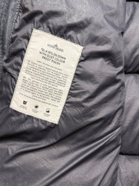 Stone Island Tela Nylon Down With Dust Colour Frost Finish With Hood Liner