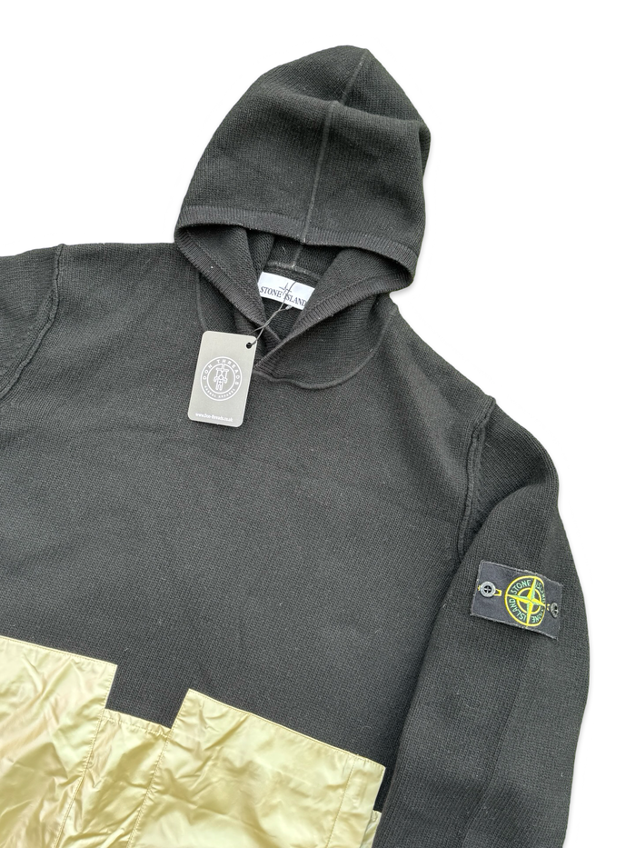 Stone Island Knit Iridescent Coating Tela Reflex Hoodie