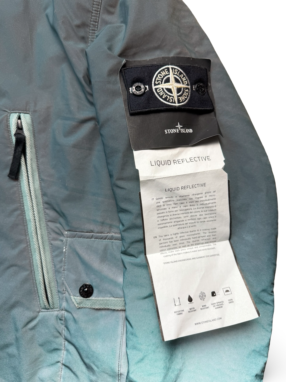 Stone Island 30th Anniversary Liquid Reflective