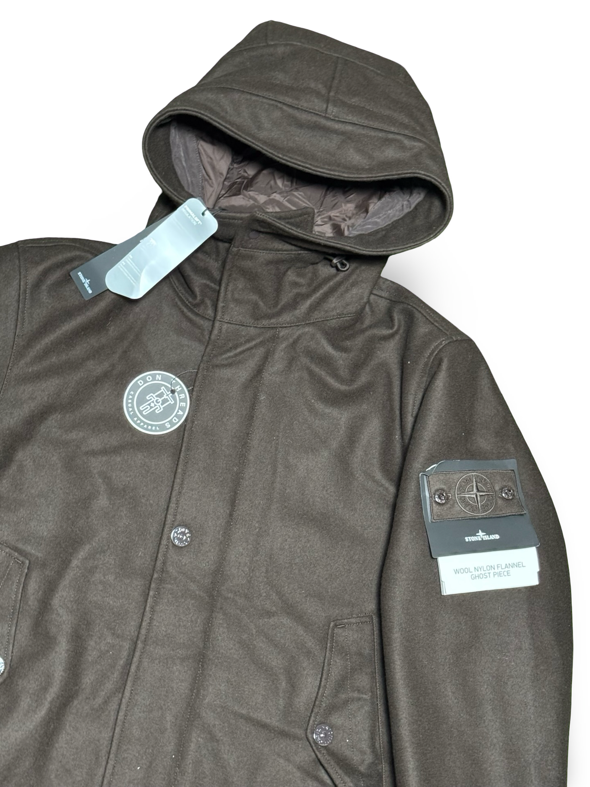 Stone Island Wool Nylon Flannel Ghost Piece