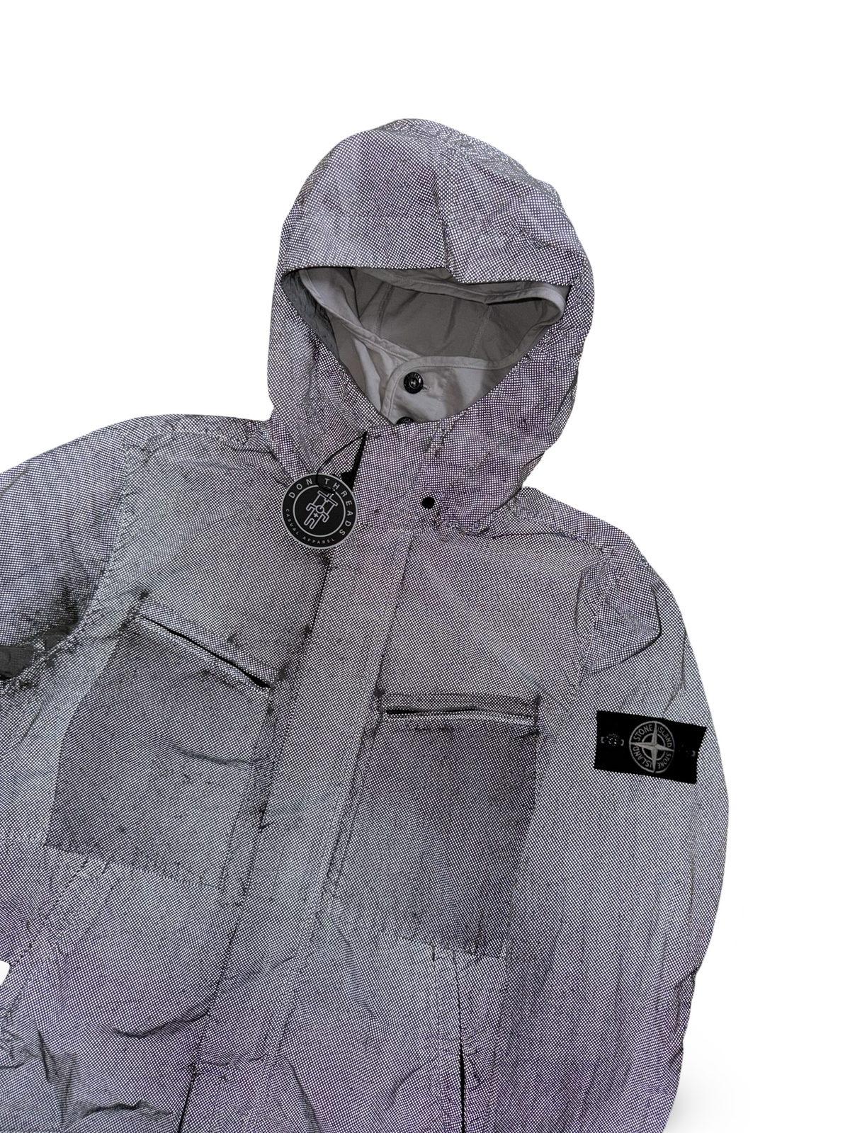 Stone Island Garment Dyed Pixel Reflective