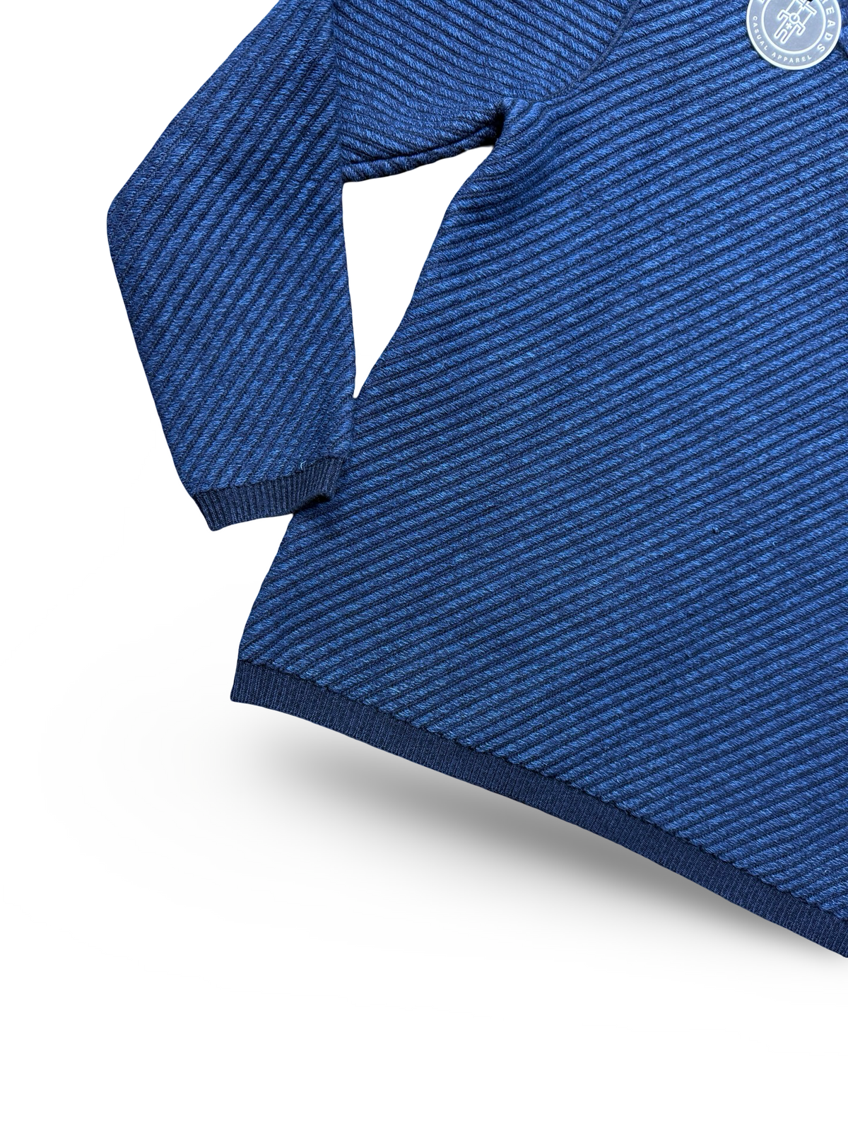 Stone Island Polypropylene Denim Knit Crewneck