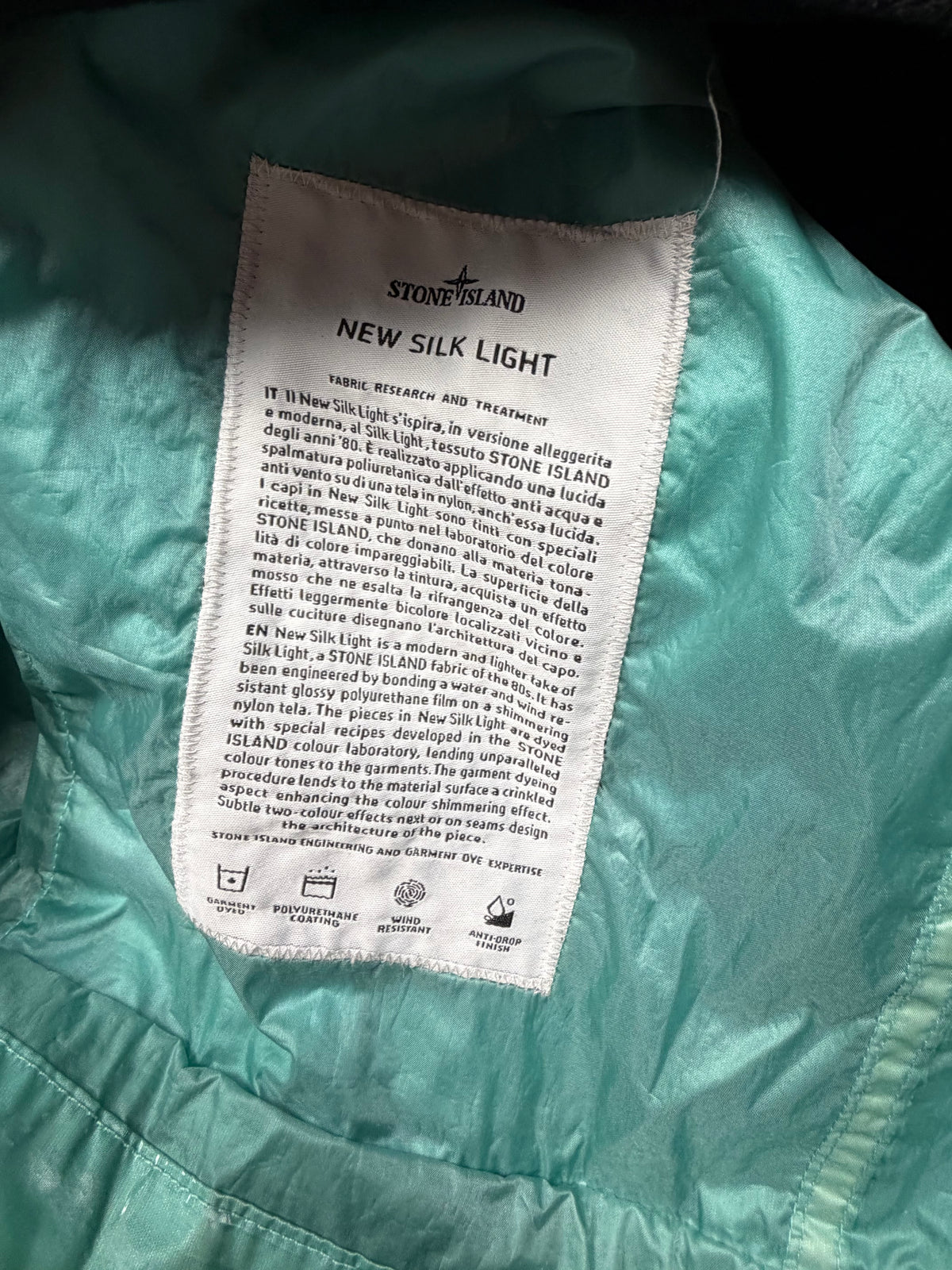 Stone Island x Supreme New Silk Light