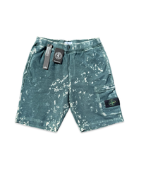 Stone Island OVD Acid Wash Fleece Shorts