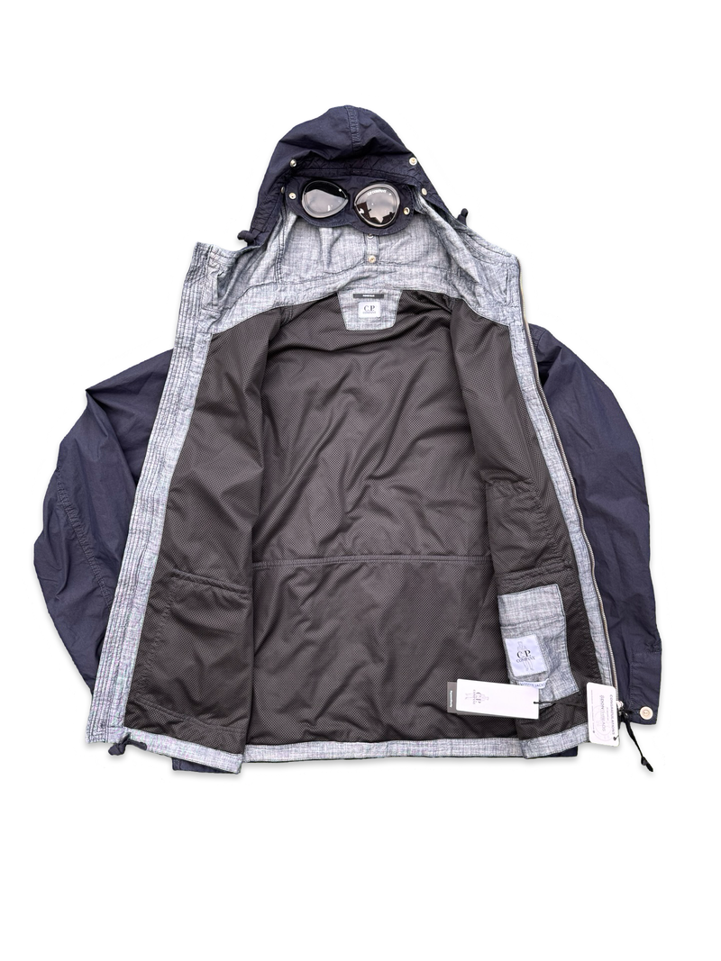 CP Company 50 Fili Indigo Goggle Jacket