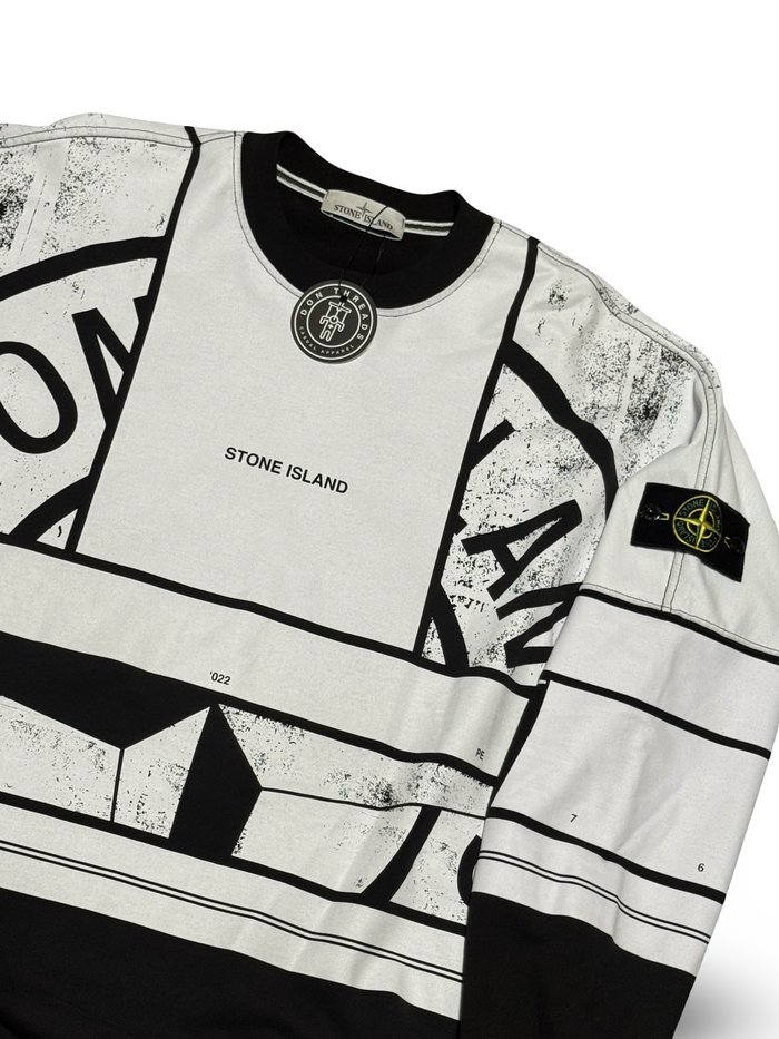 Stone Island Mosaic Print Crewneck