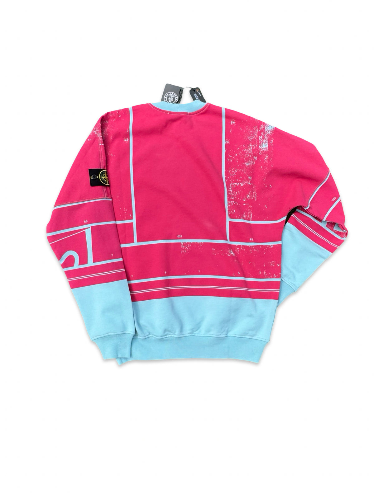 Stone Island Mosaic Print Crewneck