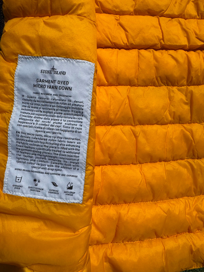 Stone Island Garment Dyed Micro Yarn Down Gilet