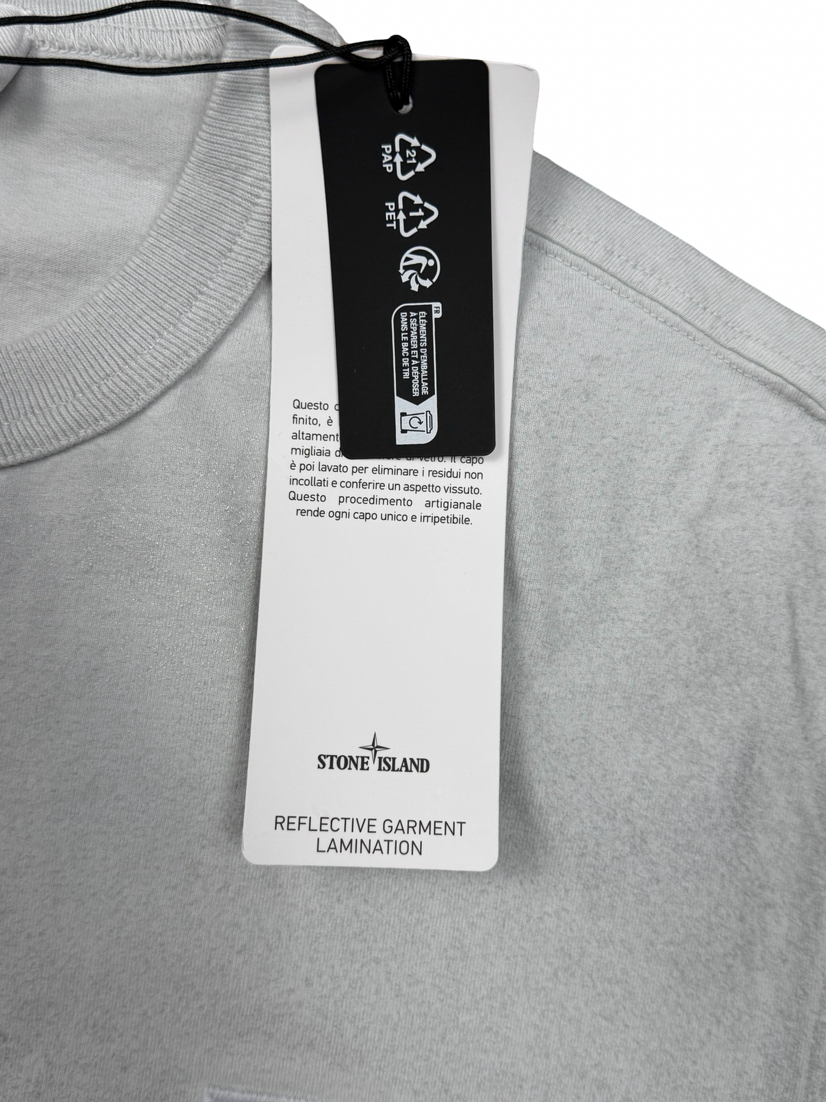 Stone Island Reflective Garment Lamination T-Shirt