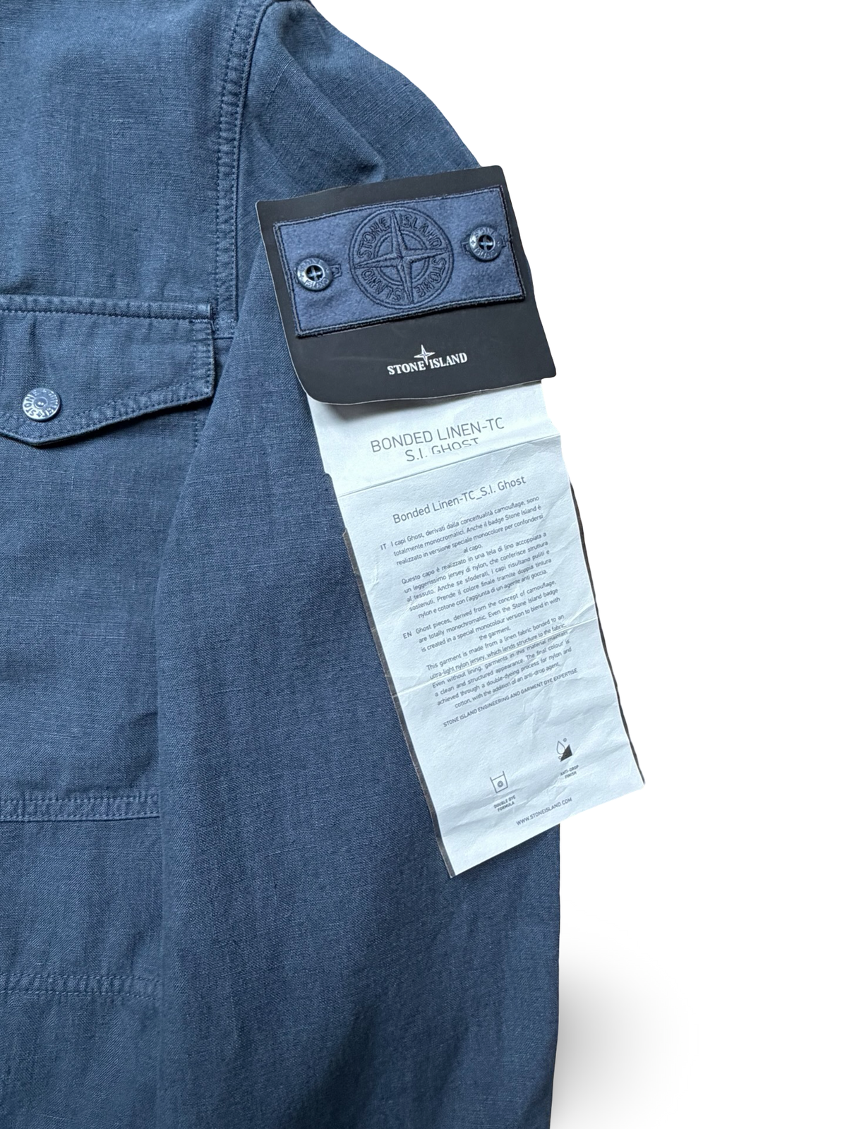 Stone Island Bonder Linen-TC S.I Ghost