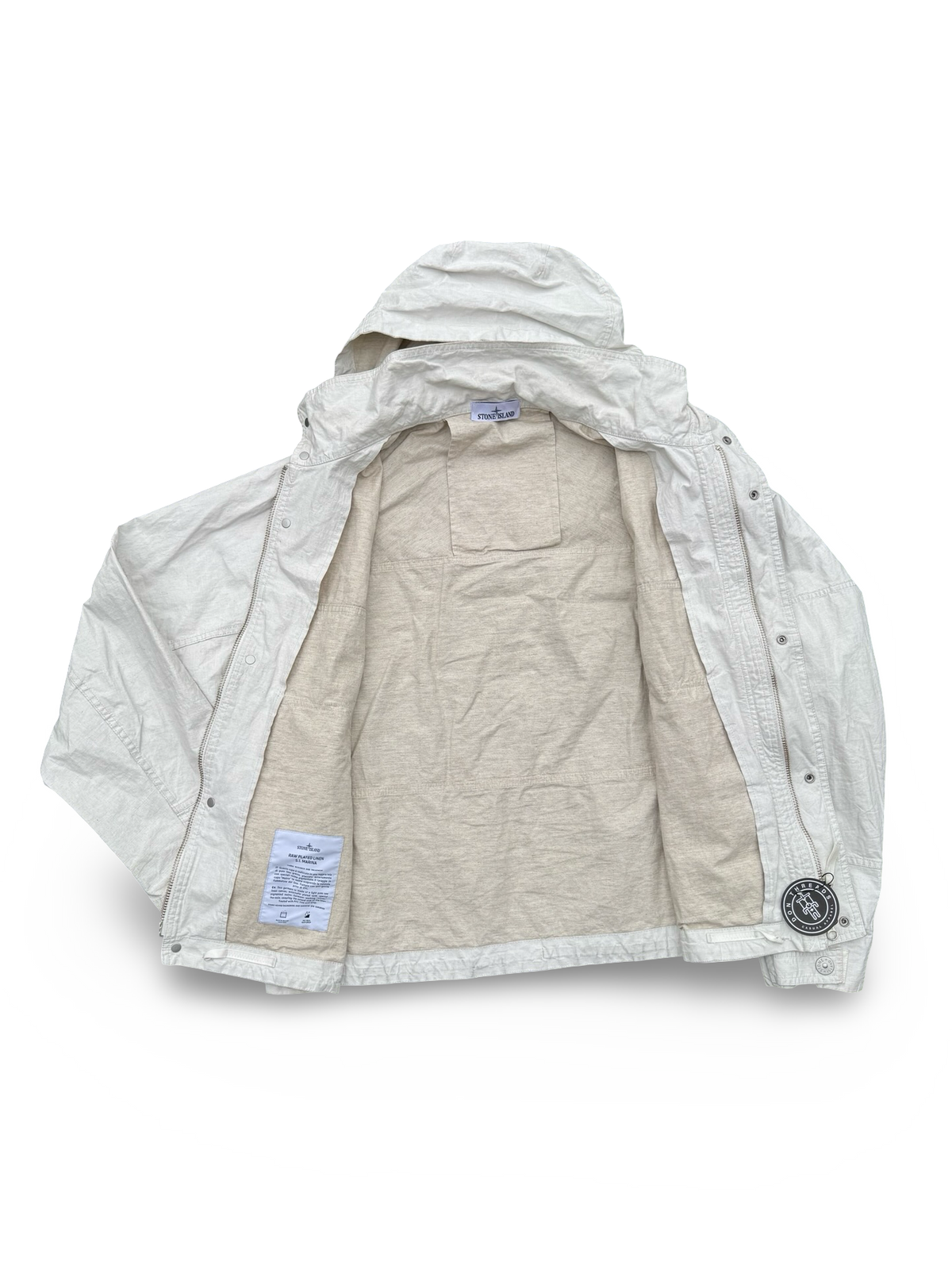 Stone Island Raw Plated Linen S.I. Marina