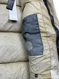 Stone Island Corduroy 800 Down With Dust Colour Frost Finish