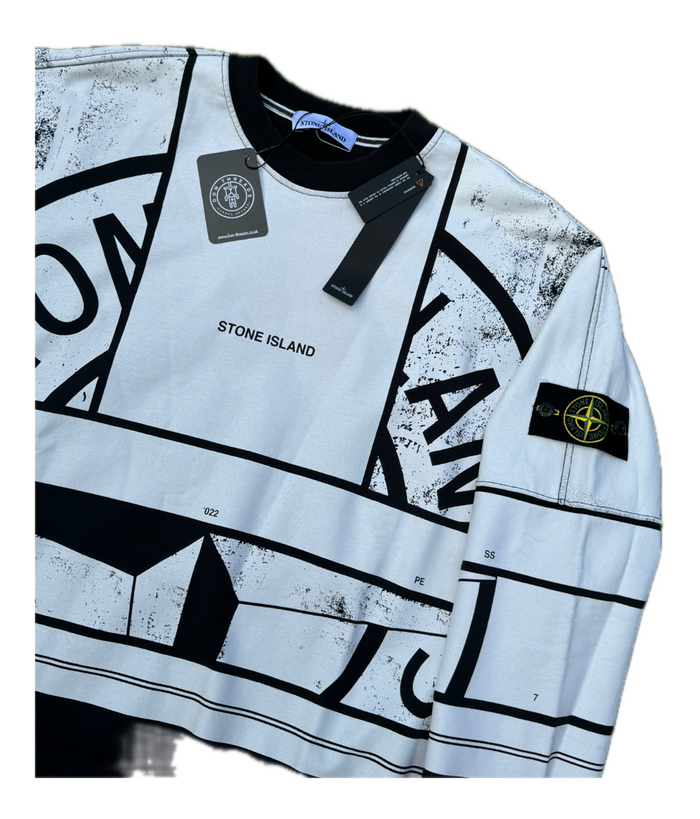 Stone Island Mosaic Print Crewneck BNWT