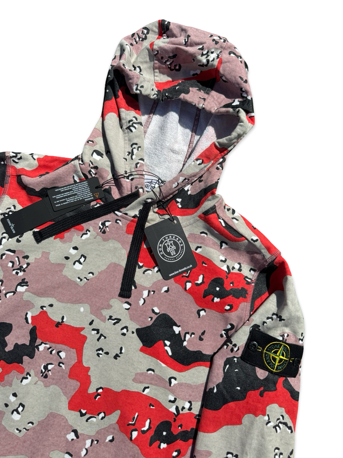 Stone Island Desert Camo Pullover Hoodie