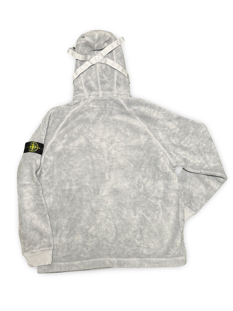 Stone Island Double Pocket Teddy Fleece Zip Up